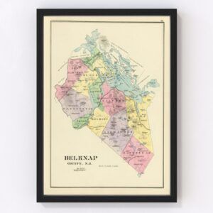 Belknap County Map 1892