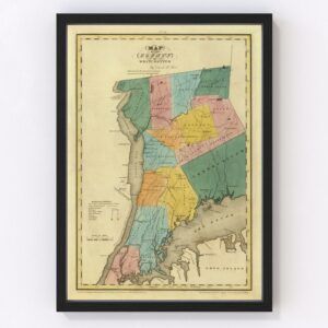 Westchester County Map 1829