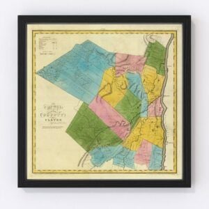 Ulster County Map 1829