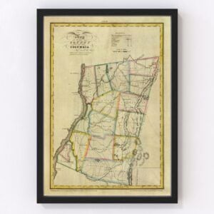 Columbia County Map 1829