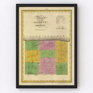 Orleans County Map 1829