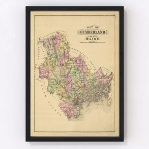 Cumberland County Map 1885