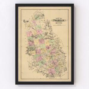 Franklin County Map 1885