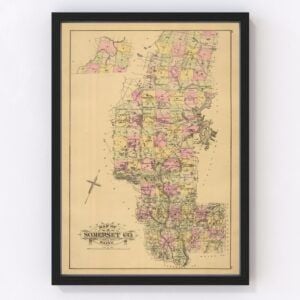 Somerset County Map 1885