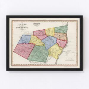 Greene County Map 1839