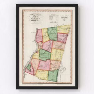 Columbia County Map 1839