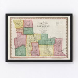 Broome County Map 1840