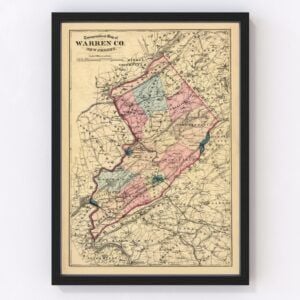 Warren County Map 1872