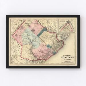 Atlantic County Map 1872