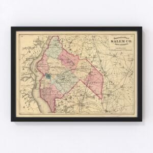 Salem County Map 1872