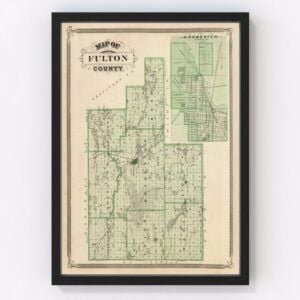 Fulton County Map 1876