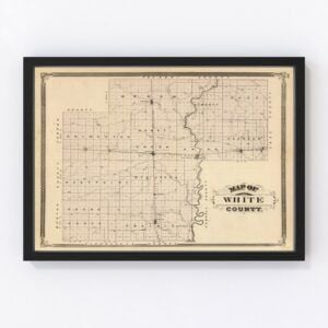 White County Map 1876