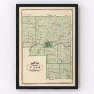 Cass County Map 1876