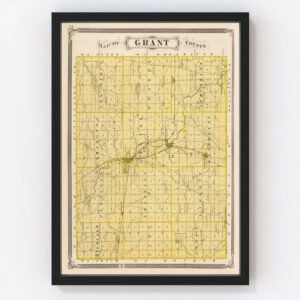 Grant County Map 1876