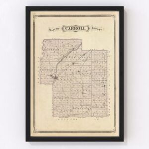 Carroll County Map 1876