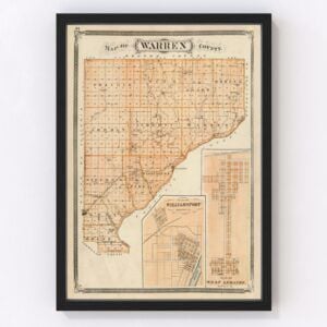 Warren County Map 1876