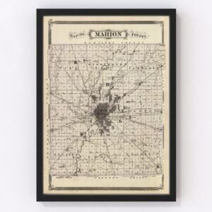 Marion County Map 1876