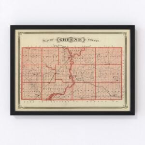 Greene County Map 1876