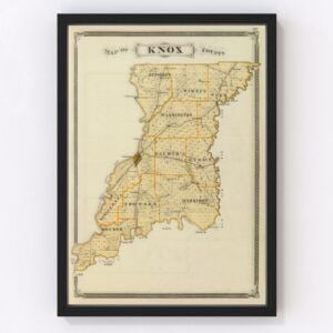 Knox County Map 1876