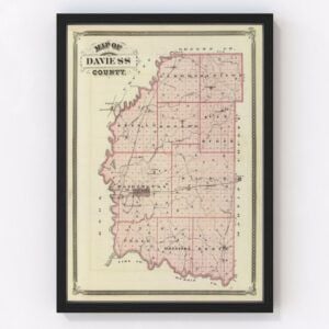 Daviess County Map 1876