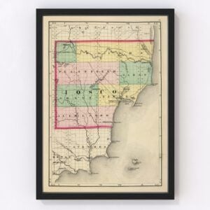 Iosco County Map 1873