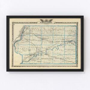 Whiteside County Map 1876