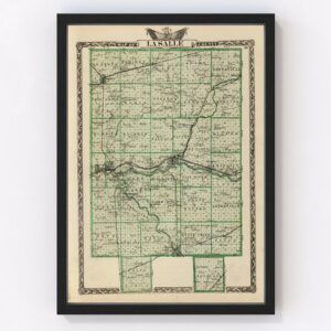 La Salle County Map 1876