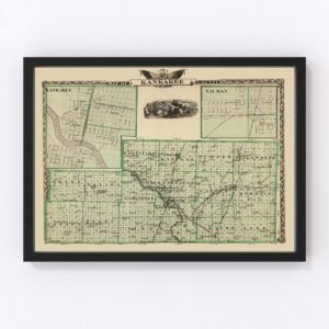Kankakee County Map 1876