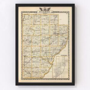 Fulton County Map 1876