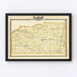Washington County Map 1876
