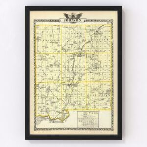 Johnson County Map 1876