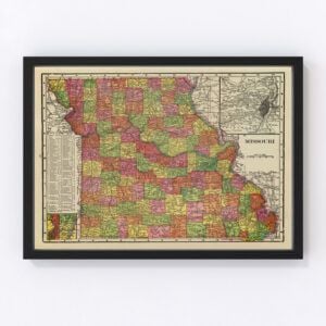 Missouri Map 1909