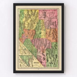 Nevada Map 1909
