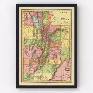 Utah Map 1909