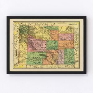 Wyoming Map 1909