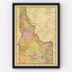 Idaho Map 1909