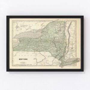 New York Map 1842
