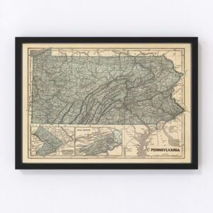 Pennsylvania Map 1842