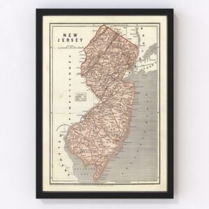 New Jersey Map 1842