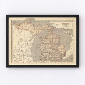 Michigan Map 1842