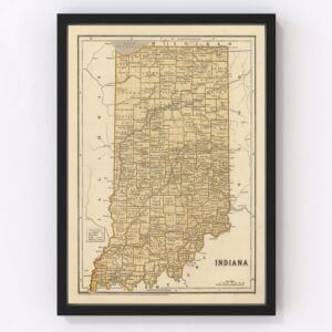 Indiana Map 1842