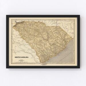 South Carolina Map 1842