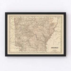 Arkansas Map 1842