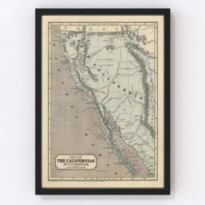 California Map 1842