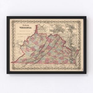 Virginia Map 1861
