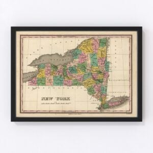New York Map 1824