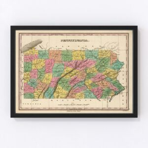 Pennsylvania Map 1824