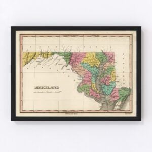 Maryland Map 1824