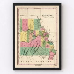 Missouri Map 1824