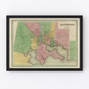 Baltimore Map 1838
